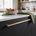 Ручка скоба SYSTEM 7345 0960 0003 BB-BB, материал Замак, отделка Золото, 34*14*1040 мм