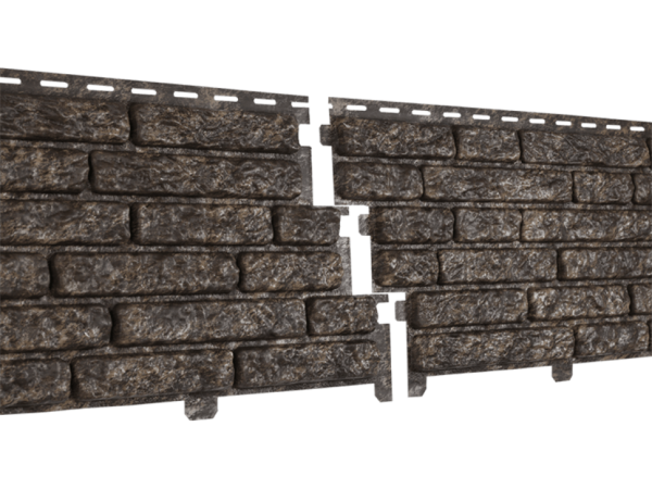 Фасадные панели Ю-Пласт, Стоун Хаус, Коричневый кварцит