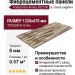 Фиброцементные панели Panda Рок Флеш 03210F в стиле кирпич