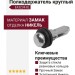 Полкодержатель круглый с 2-мя резиночками, EA32.NI-BL, материал Замак, цвет Черный, отделка Никель
