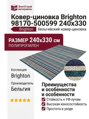 Ковер-циновка Brighton 98170-500599 240x330