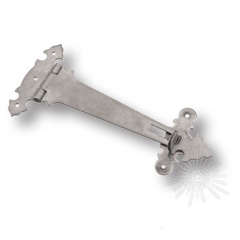 Петля карточная 5200-53, материал Замак, отделка Серебро, 180*80*2