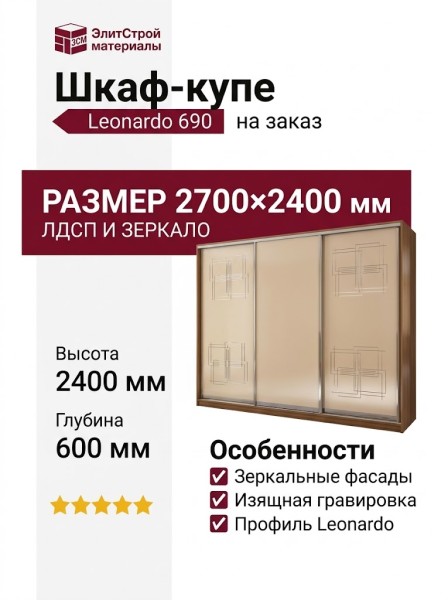 Шкаф-купе Leonardo 690