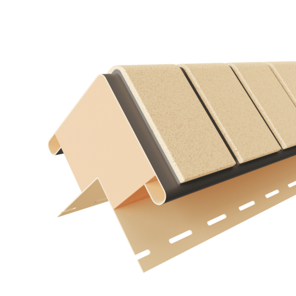 Термоугол Доломит «Кирпич» 40мм, Светло-желтый цвет