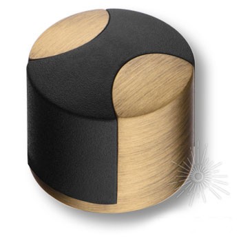 Ограничитель напольный DS1005 0035 ABM-P6, материал Замак, отделка Бронза, 35*35*30 мм