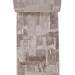 Дорожка Armina 3710A brown 400x2500