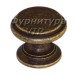 Ручка кнопка Cotalli 38720 ANT.BL, материал Латунь, отделка Бронза, d=32 мм