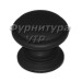 Ручка кнопка "Round cap" 805 32 ANTRAX, материал Латунь, цвет Чёрный, отделка Черный, 28*d=32 мм