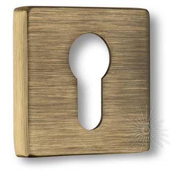 Дополнительные розетки для замка с английским ключом RO11Y ABM ROSET, материал Замак, отделка Бронза, 52*52 мм