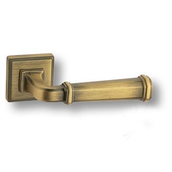 Дверная ручка на квадратной розетке HA233RO17 ABM RODIN, материал Замак, отделка Бронза, 151*52*67 мм