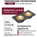 Светильник потолочный SFERA R 22.40 BG 2FB DALI