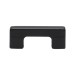 Ручка скоба 8.1013.0032.0252, материал Замак, цвет Чёрный, отделка Черный, 47*10*18 мм