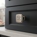 Ручка кнопка 24124Z02700.32, материал Замак, отделка Никель, 27*27*31 мм