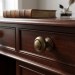Ручка кнопка "VICTORIAN" 806 30 MAB, материал Латунь, отделка Бронза, 29*d=30 мм