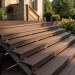 Ступени из ДПК WOODVEX Select цвета Венге Colorite