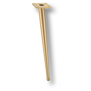 Опора мебельная 1180 BONE Leg 410 мм Gold Varak, материал Замак, отделка Золото