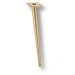 Опора мебельная 1180 BONE Leg 410 мм Gold Varak, материал Замак, отделка Золото