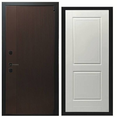 Дверь входная «Сириус», внутренняя панель НШ-1 (молочный софт)