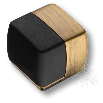 Ограничитель напольный DS1015 0034 ABM-P6, материал Замак, отделка Бронза, 34*34*30 мм