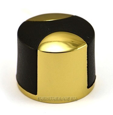 Ограничитель напольный DS1005 0035 GL-P6, материал Замак, отделка Золото, 35*35*30 мм