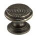 Ручка кнопка Cotalli 38720 ANT.SILVER, материал Латунь, отделка Серебро, d=32 мм