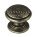 Ручка кнопка "Round cap" 805 32 DAS, материал Латунь, отделка Серебро, 28*d=32 мм