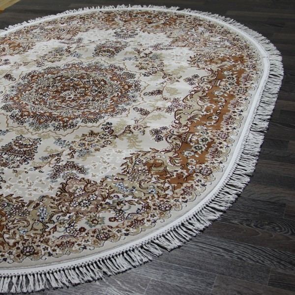 Ковер Shahreza d211 cream-terra овал