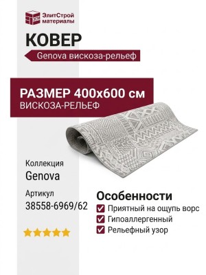 Ковер Genova 38558-6969/62 400x600