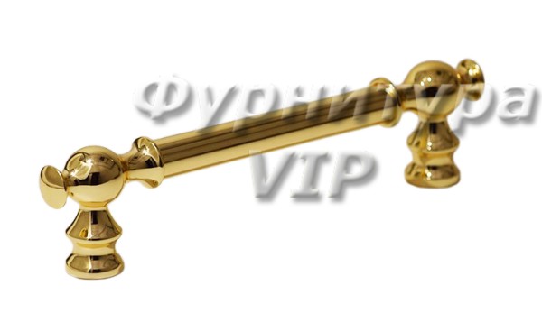 Ручка скоба ORION-01-09 128 мм латунь, материал Латунь, отделка Золото, 160*18*37 мм