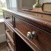 Ручка кнопка "VICTORIAN" 806 30 DAS, материал Латунь, отделка Серебро, 29*d=30 мм