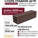 Столб гладкий ДПК Aй-ТЕХПЛАСТ шоколадный