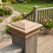 Крышка верхня для столба GardenParkett, Светло-коричневый