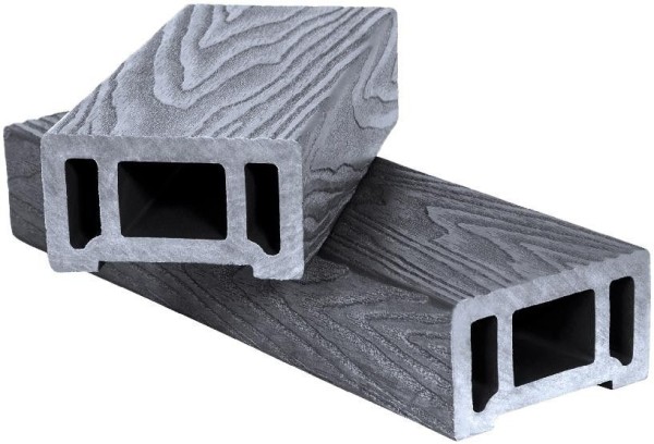 Поручень Polivan SINGARAJA с 3D текстурой дерева, серый цвет.