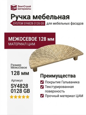 Ручка скоба SYSTEM SY4828 0128 GB