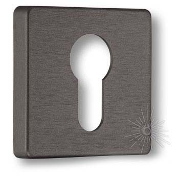 Дополнительные розетки для замка с английским ключом RO11Y ELX1 ROSET, материал Замак, отделка Графит, 52*52 мм