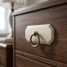 Подложка для мебельных ручек 3022 0080 PN, материал Замак, 35*80 мм
