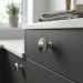 Ручка кнопка CEBI 4102 001MP02, материал Замак, отделка Хром, 22*d=30 мм