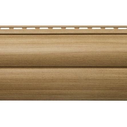 Виниловый сайдинг Альта-Профиль Блок-хаус Люкс, BН-03 Каштан