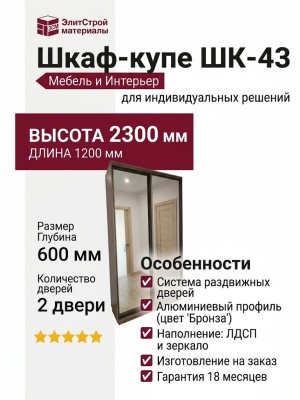 Шкаф-купе ШК-43