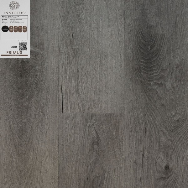 Кварцвиниловая плитка Invictus коллекция Primus DryBack 91 Royal Oak Nordic