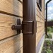 Кронштейн для трубы на деревянной основе, Grand Line, коричневый (RAL 8017)