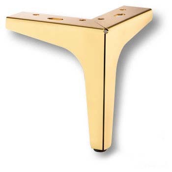 Опора мебельная KAX-0046-0150-A09, материал Замак, отделка Золото, 150*135*135 мм