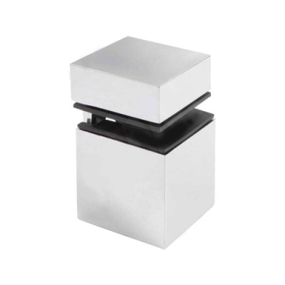 Полкодержатель КВАДРО SU20AZCR, материал Замак, отделка Хром