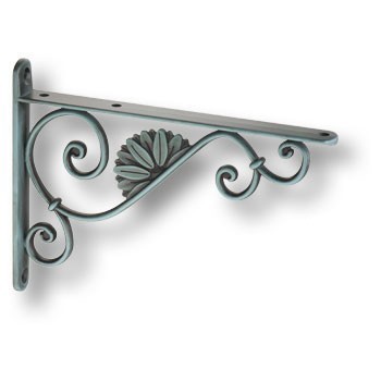 Полкодержатель ( 2шт.) BAROCCO-B VENICE GREEN, материал Металл, отделка Зеленая венеция, 20*145*195 мм