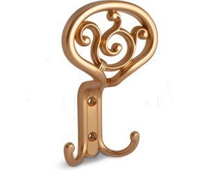 Крючок WAP.801.000.00R8, материал Замак, отделка Золото, 140*73*50 мм