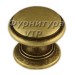 Ручка кнопка "Round cap" 805 32 VG, материал Латунь, отделка Бронза, 28*d=32 мм