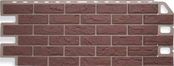 Фасадная панель Альта-профиль Кирпич Красный