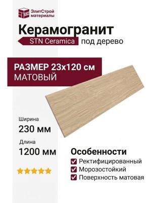 STN Ceramica Kyndal Haya Mate 23x120 CAH4KYNDUDAA