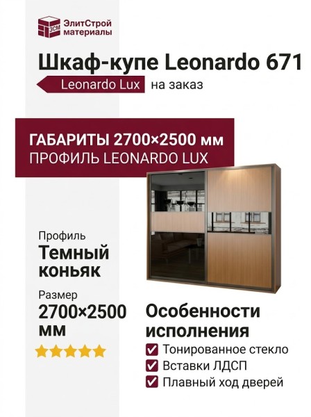 Шкаф-купе Leonardo 671