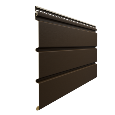 Софит Элит без перфорации, цвет Коричневый (темный дуб)
